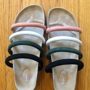 Like New Charlotte Stone Gloria Sandals Size 8